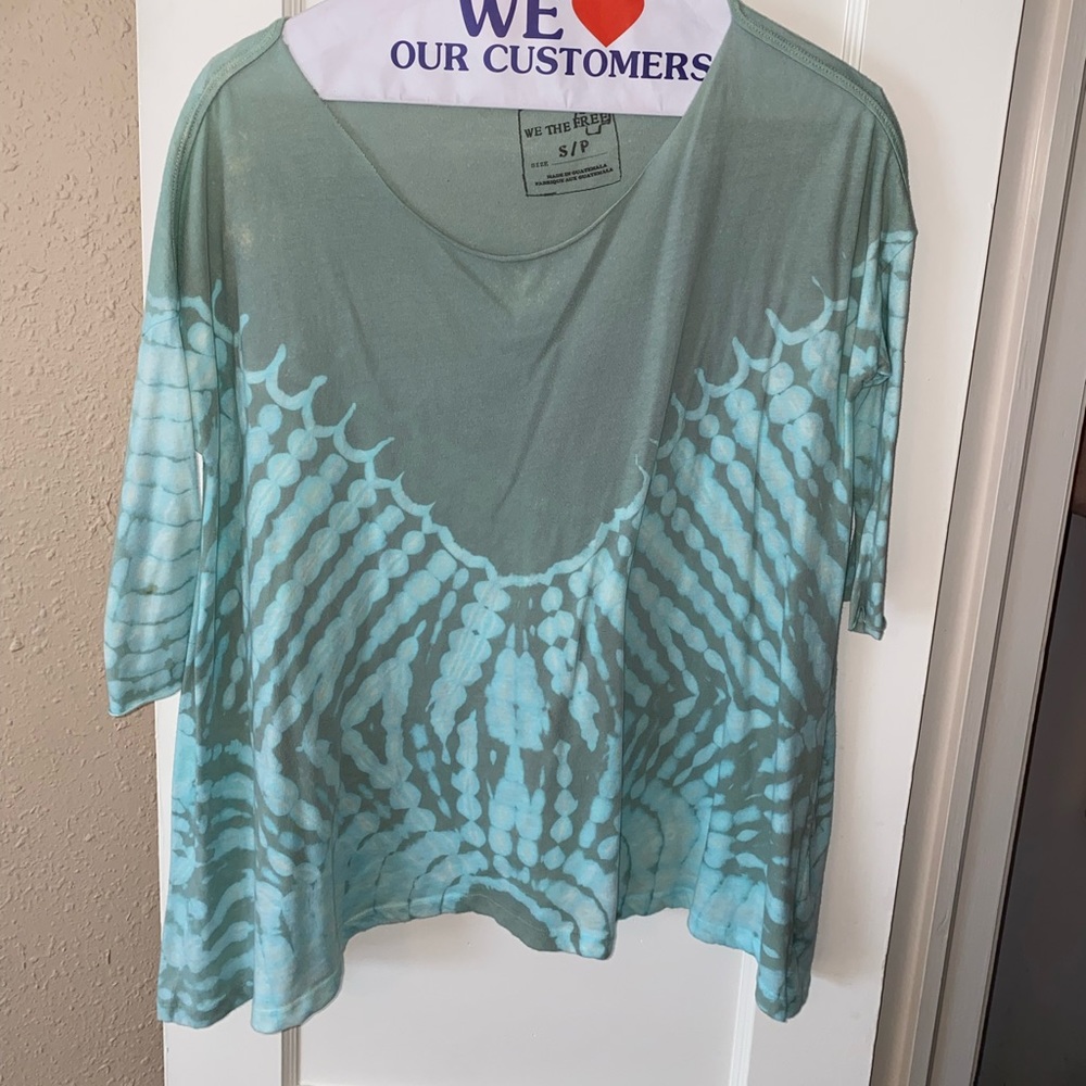 Free People tie dye tshirt